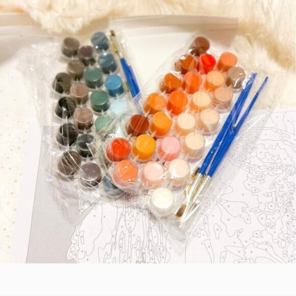 4 Colorwork DIY Paint by Numbers for kids or adults - New - Picture 3 of 11